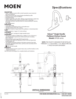 Moen 87028SRS - Installation guide, Owner's manual, Specification, User