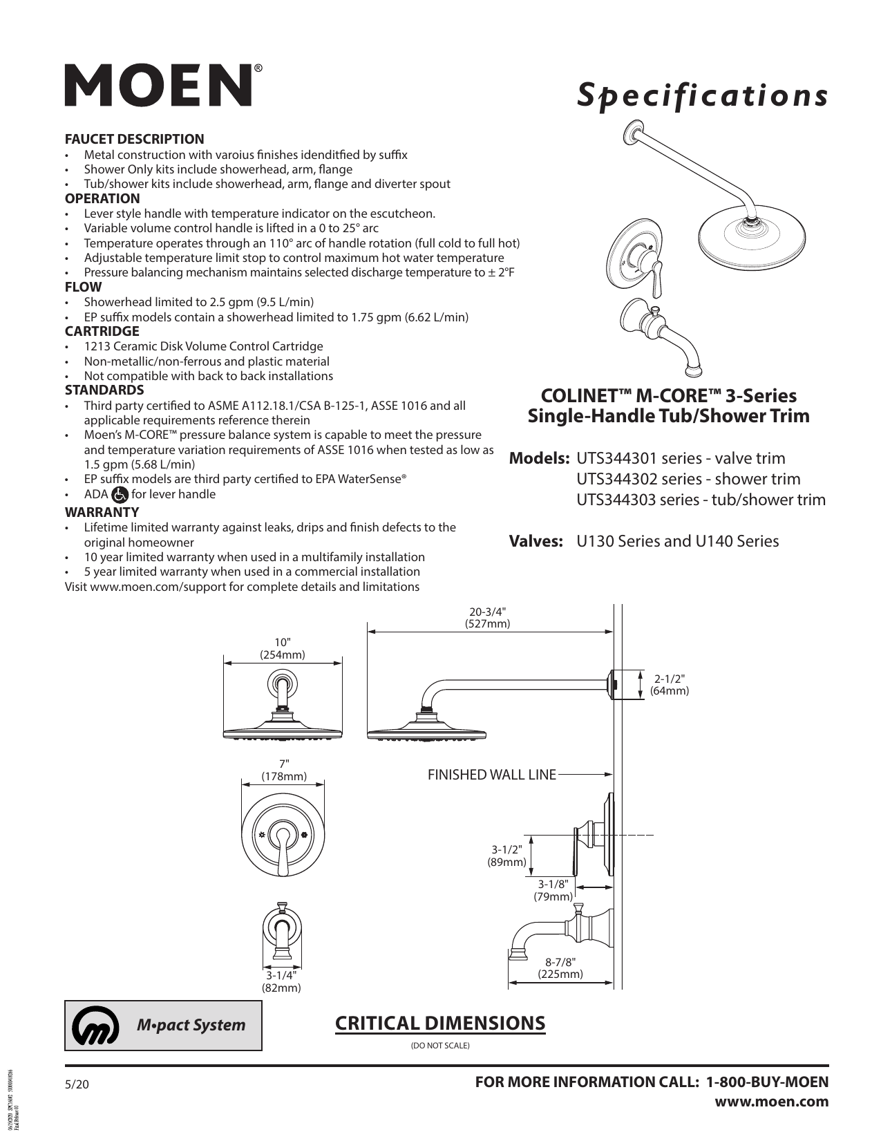 moen ut3290bg