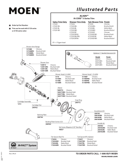 Moen UT3293EPBG - Owner's manual, Specification, User manual