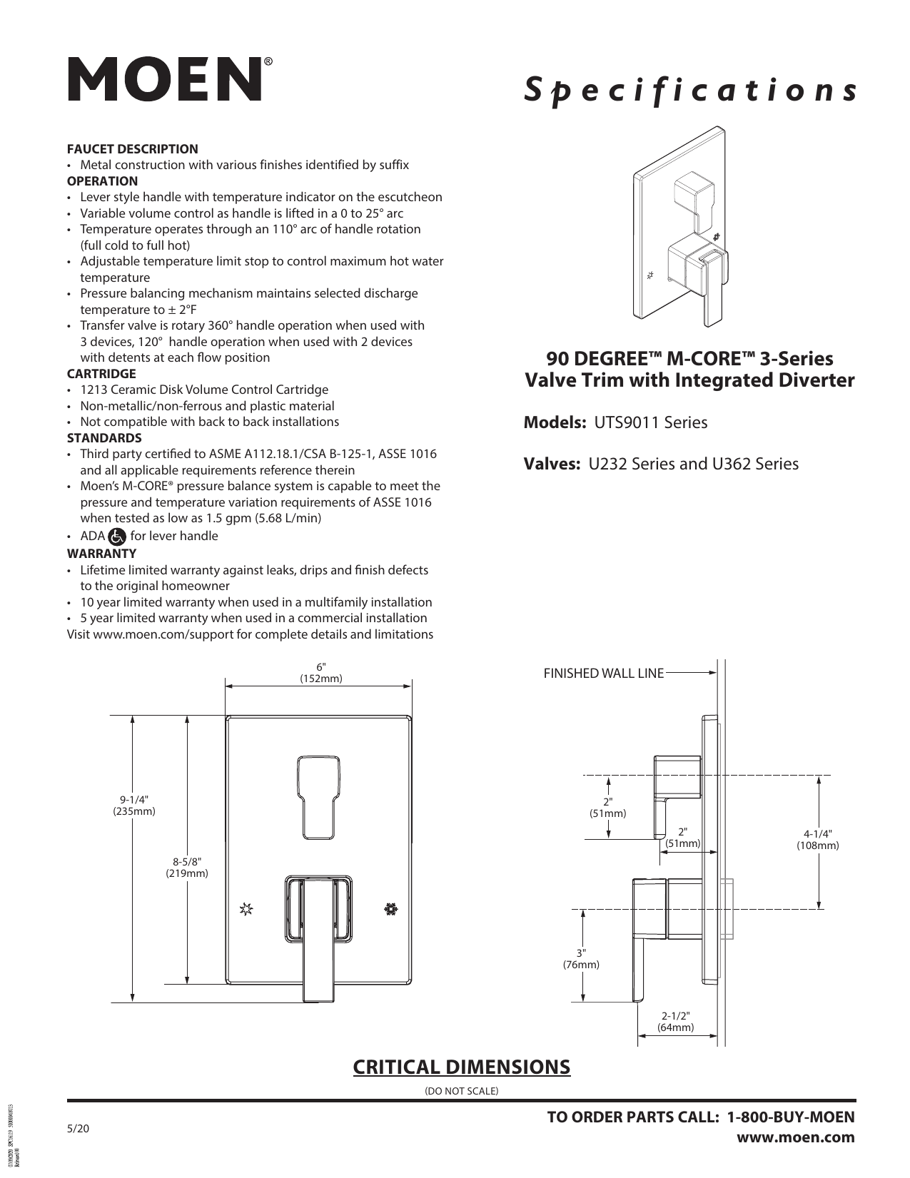 moen uts9011bn