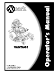Exmark VT730EKC524 Lawn Mower User manual