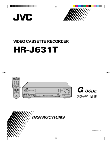 Skip Search. JVC HR-J631T | Manualzz