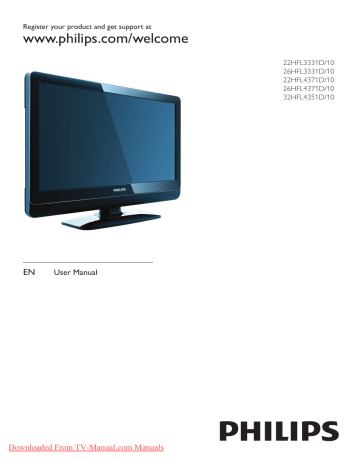 Philips 32HFL4351D/10 Flat Panel Television User manual | Manualzz