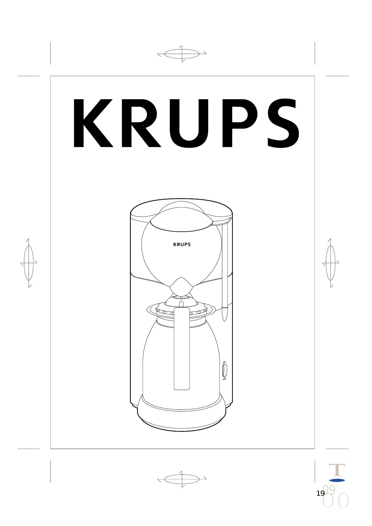 KRUPS 229-7A Aroma Control Coffeemaker with Thermal Carafe and Programmable  Timer 