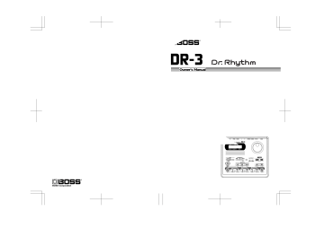 Roland DR-3 Musical Instrument User manual | Manualzz