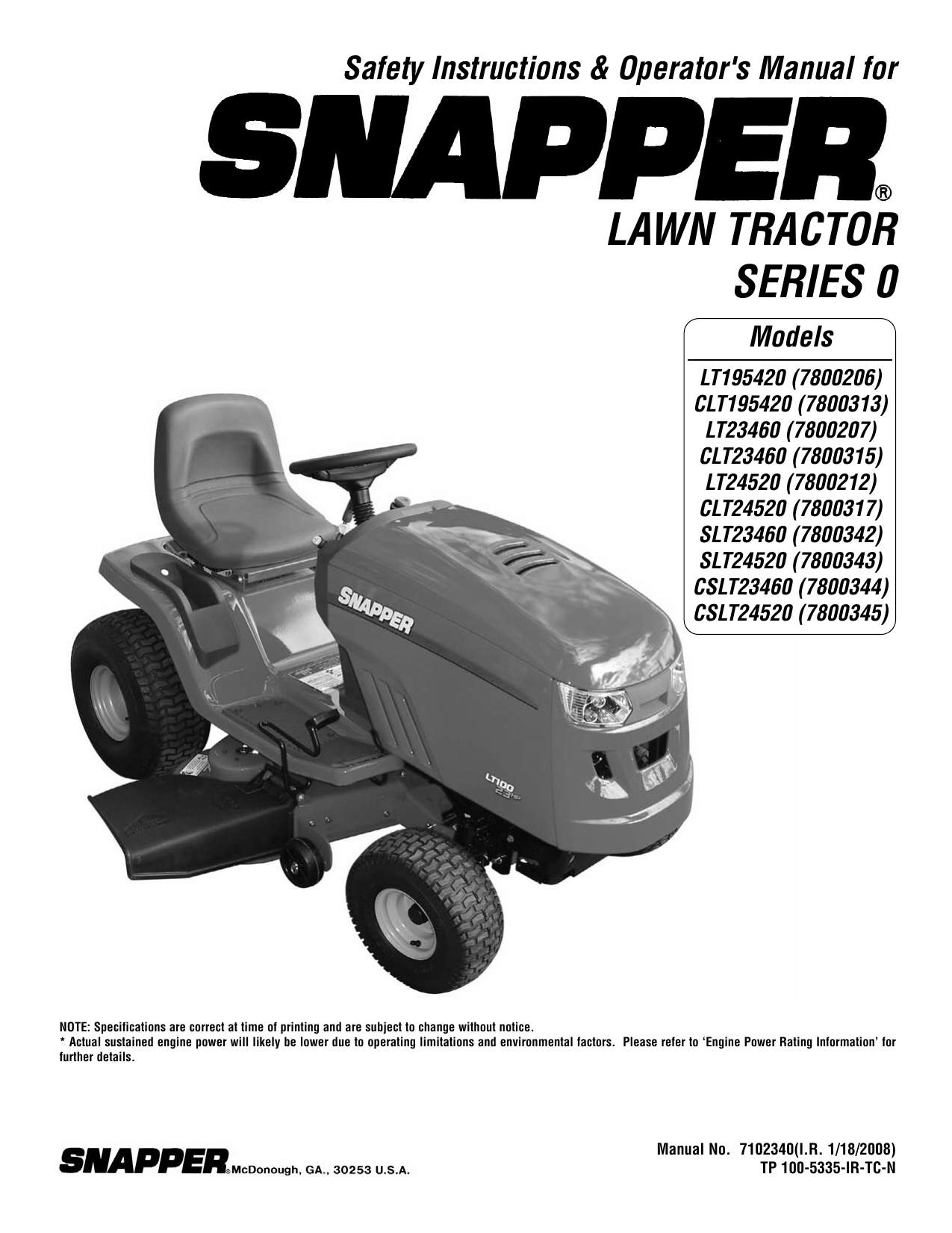 Snapper 7800709 discount