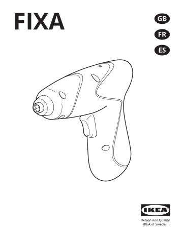 Ikea FIXA Instruction manual | Manualzz
