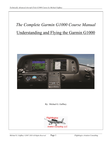 garmin g1000 manual garmin g1000 manual