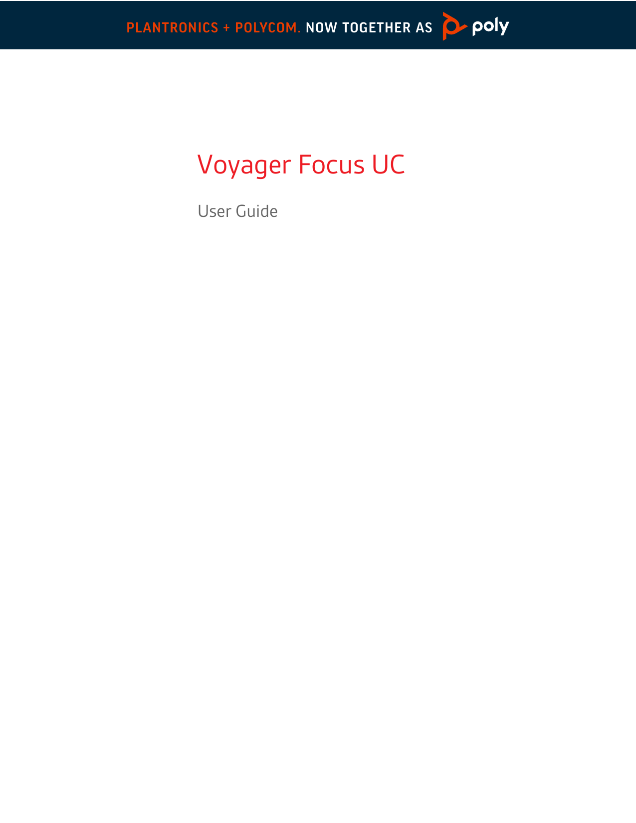 Poly Voyager Focus UC User Guide | Manualzz