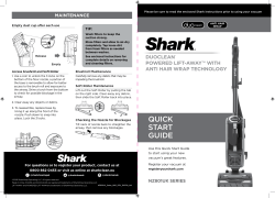 shark vacuum instructions