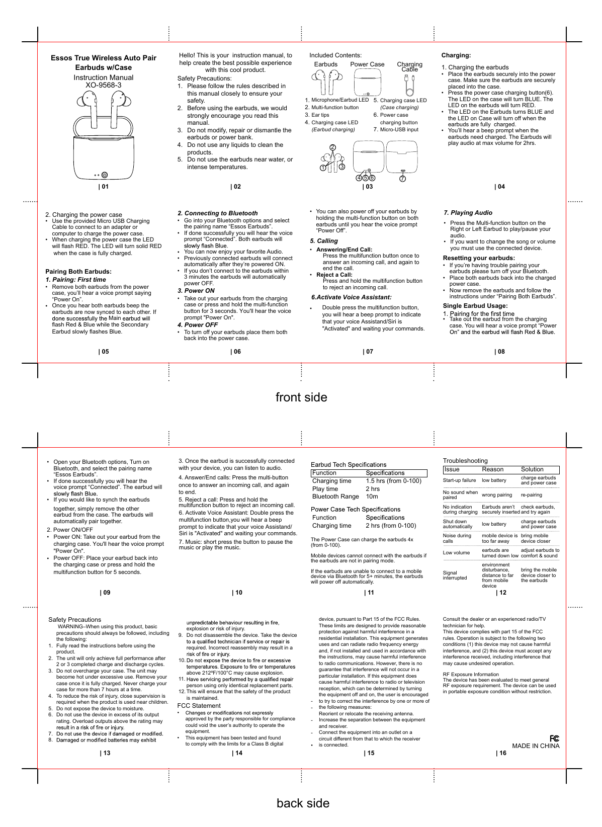 Travelocity wireless earbuds online instructions