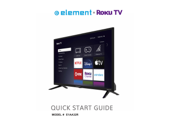 Element Roku TV Quick Start Guide | Manualzz