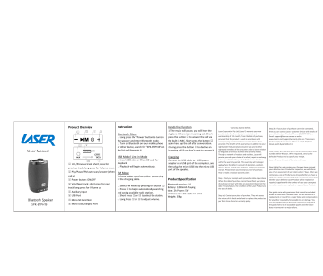 blaupunkt bluetooth speaker bs723 pairing