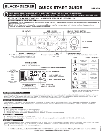 Black Decker Professional Power Station PPRH5B User Guide Manualzz