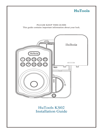 HuTools Fingerprint Door Lock Installation Guide | Manualzz