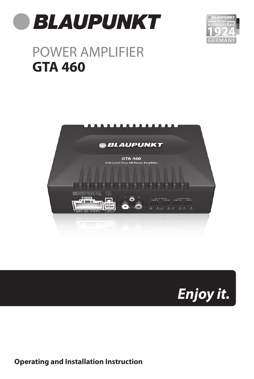 Gta 460 blaupunkt схема