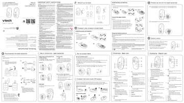 Vtech Dm1215 Audio Baby Monitor User Manual Manualzz