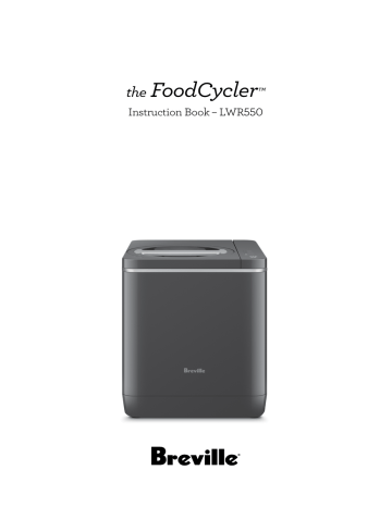 FoodCycler Instruction manual 