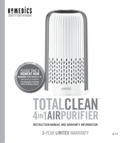 homedics purifier manualzz