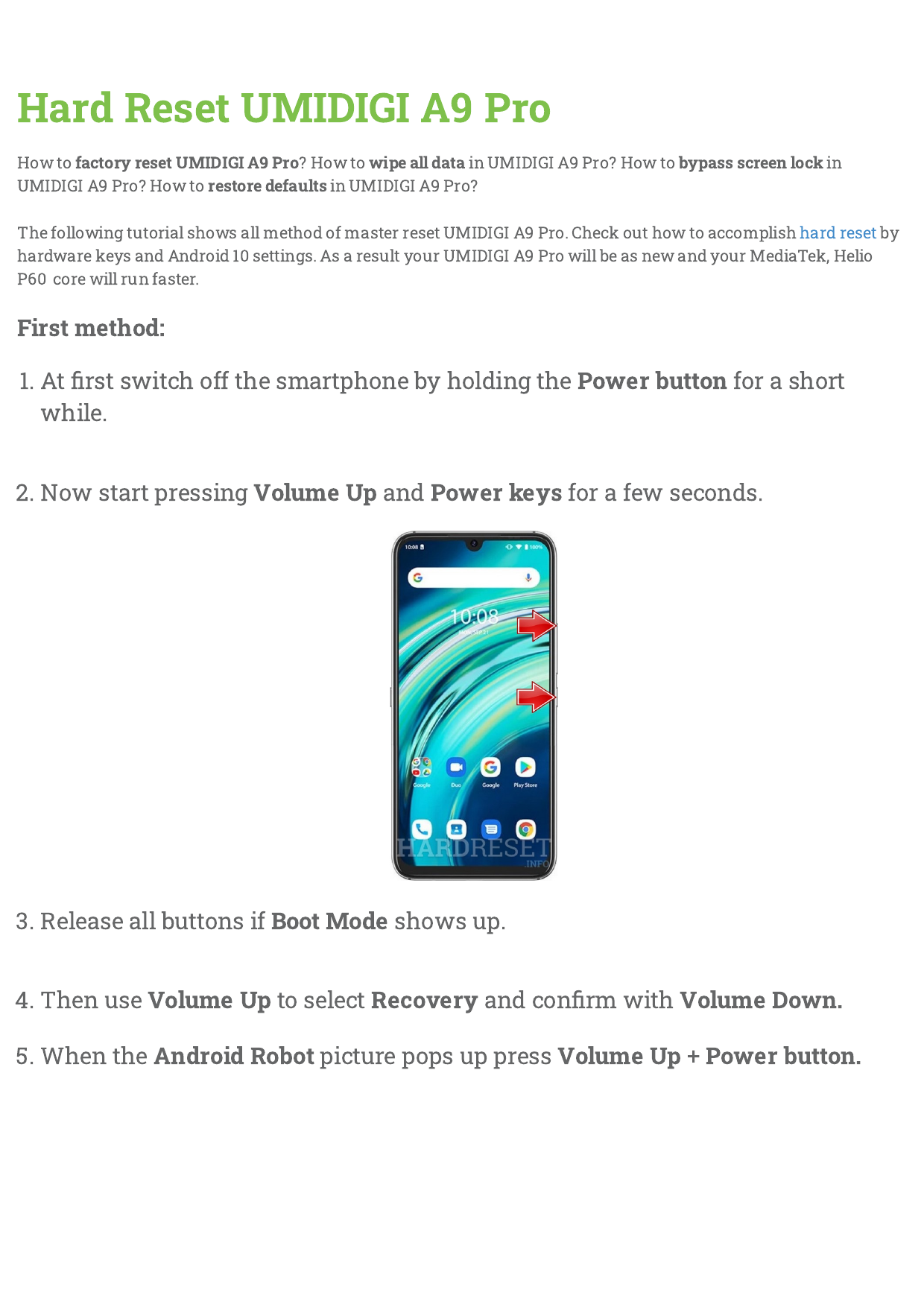 Umidigi S3 Pro Manual 91+ Pages - Manual Updated 