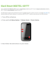 Hard Reset BEETEL GD777