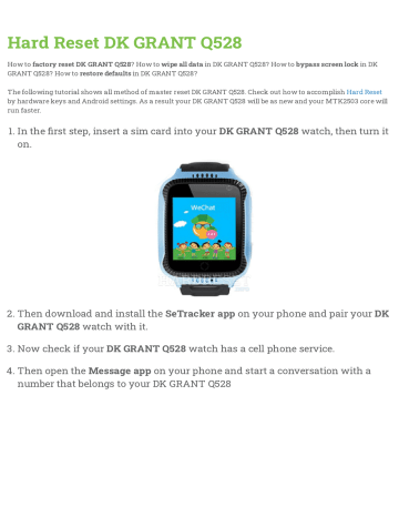 Hard Reset Dk Grant Q528 Manualzz