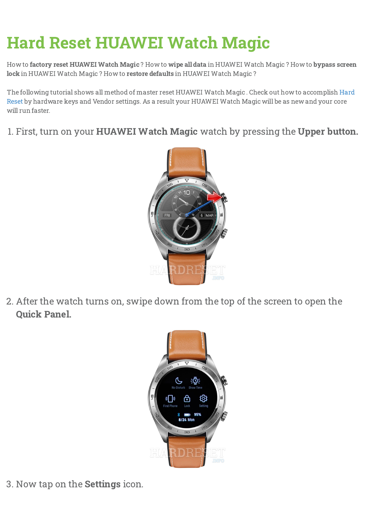 huawei band 3 pro reset button