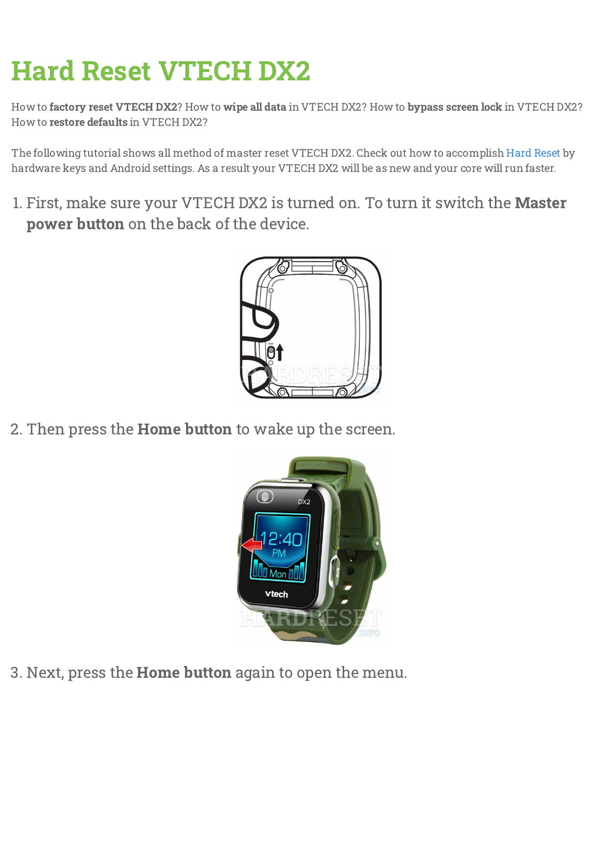 Kidizoom smartwatch cheap dx2 manual