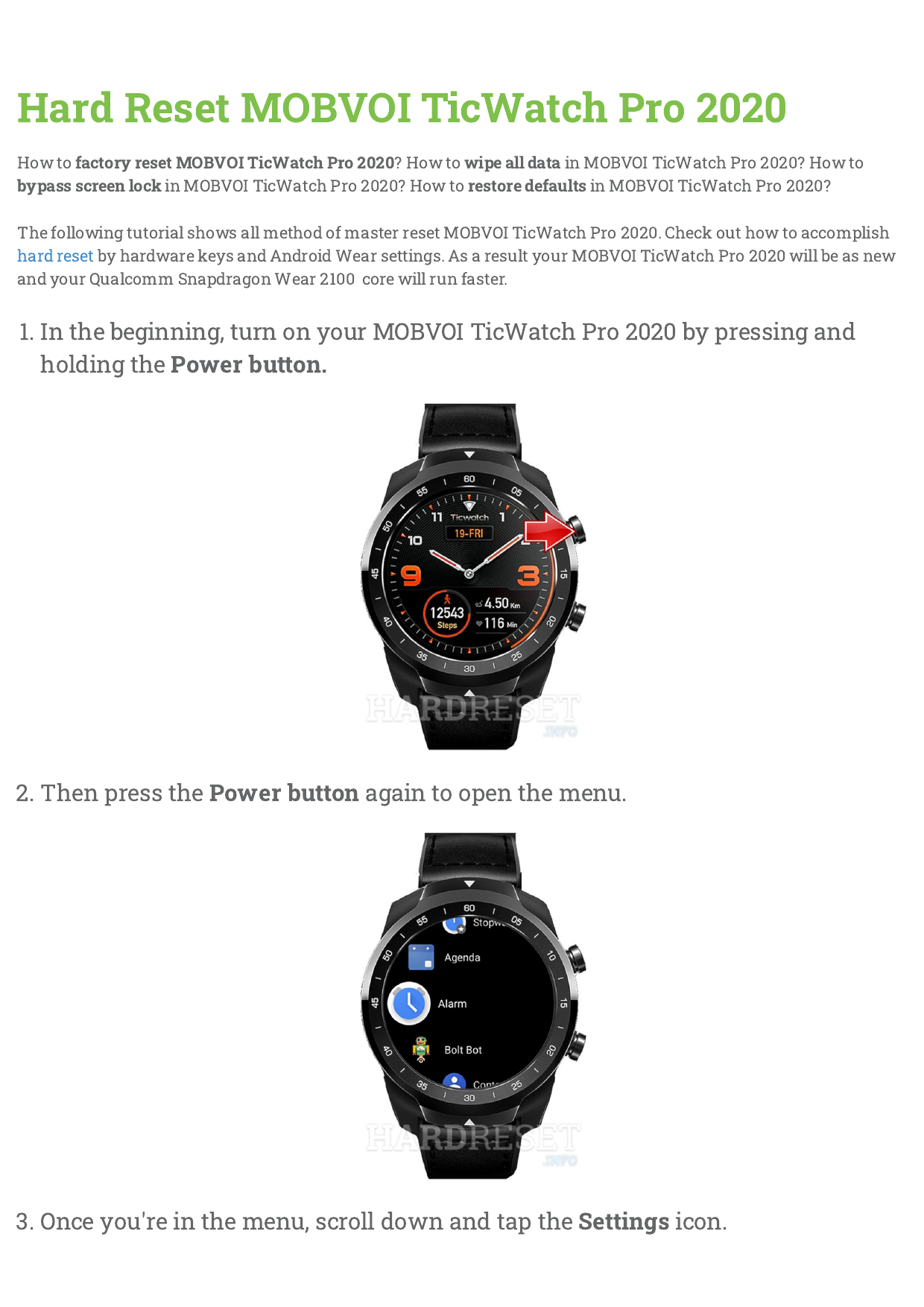 ticwatch pro 3 manual