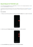 K-TOUCH LA1 Smartphone User Manual: AI Chat &amp; PDF