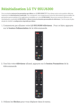 LG 55UJ6300 - Hard reset manual, Owner's manual, User guide, User