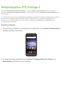 ZTE prestige 2 - Hard reset manual, User manual | manualzz.com