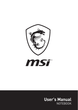 MSI GE72 APACHE (7th Gen) (GEFORCE® GTX 1050) LAPTOP Owner's Manual