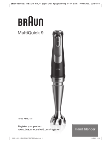 MultiQuick 9 Hand blender MQ 9195XLI