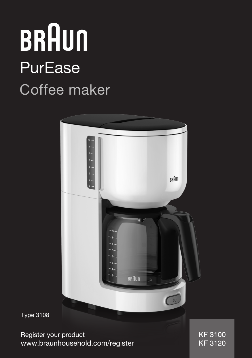 Braun KF 3100 WH Coffee maker 