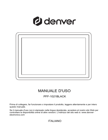 Denver PFF-1021BLACK, PFF-1021WHITE User manual | Manualzz
