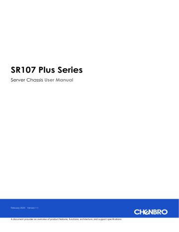 Chenbro SR107 Plus User Manual | Manualzz