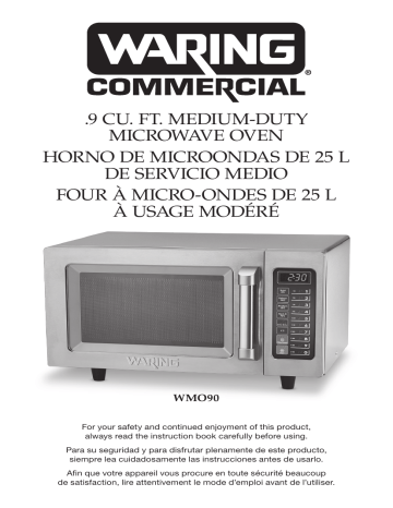 Waring Commercial Medium-Duty .9 Cubic Feet Microwave Oven