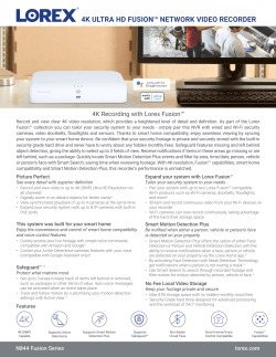 Lorex N844 Series - Manual, Quick Setup guide, Specification | manualzz.com