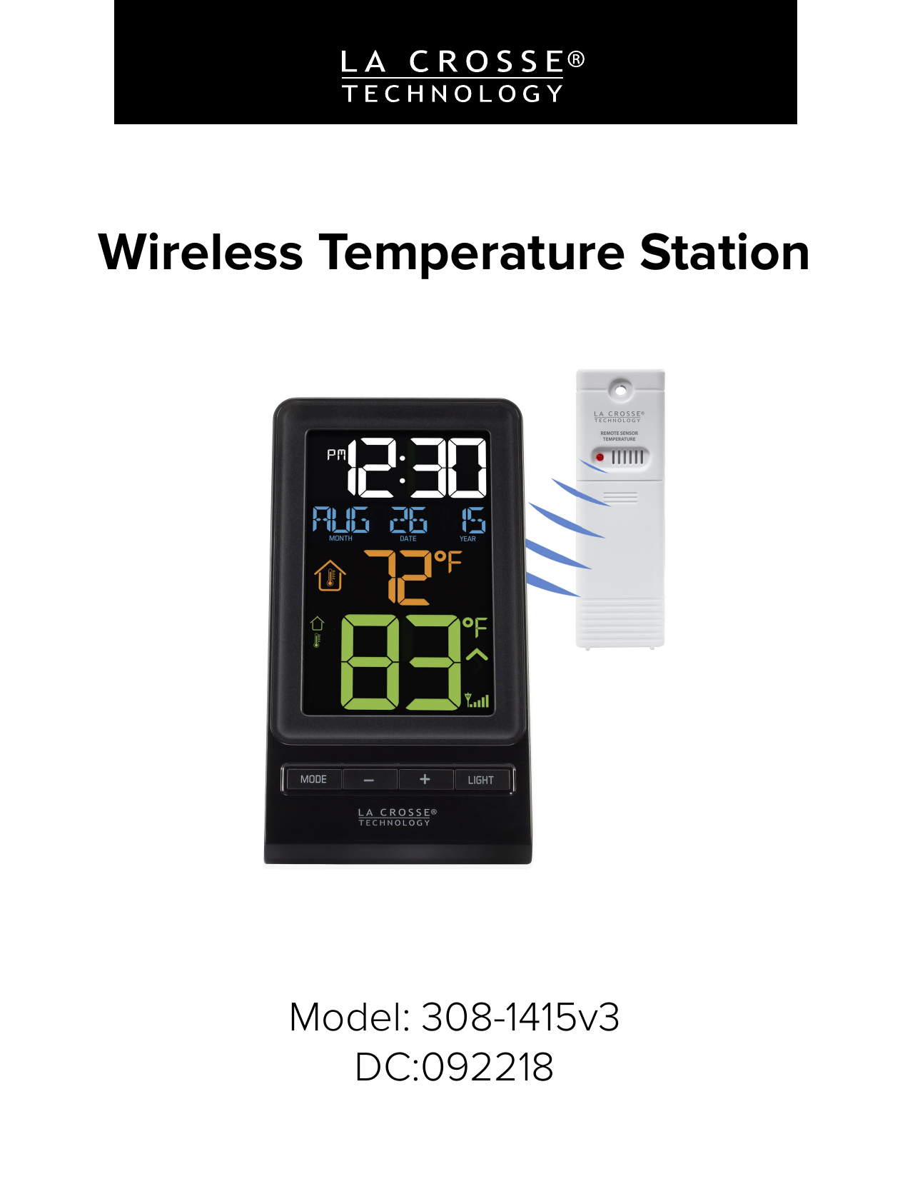 La Crosse Technology 308-179or - Wireless Weather Station