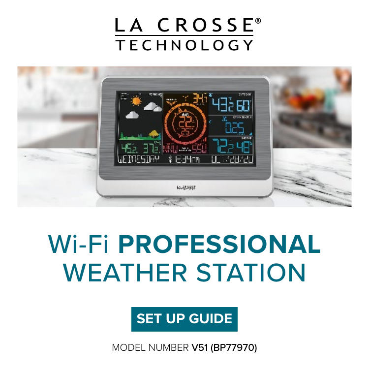 La Crosse Technology V11-TH Color Wireless WiFi Weather Station