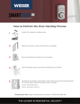 Weiser 9GED17000-003 SmartCode 10 Traditional Electronic Lock Instructions
