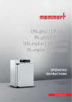 Memmert UI plus User Manual
