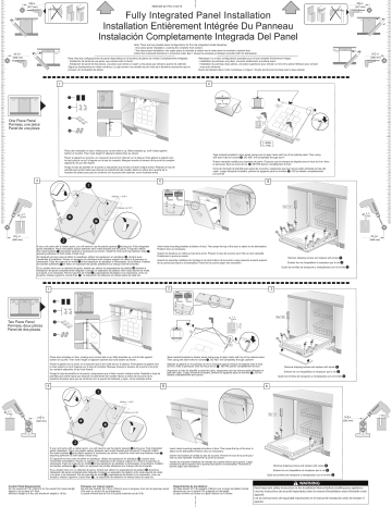 Instructions d'installation du lave-vaisselle | Manualzz