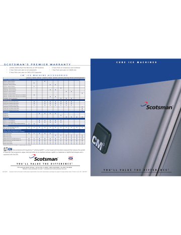 Scotsman CME256, CME306, CME456, CME506, CME656, CME806 Brochure