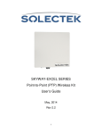 Solectek SkyWay XL5802, SkyWay XL5825, SkyWay XL5826 User Manual