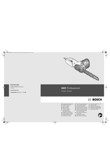 Bosch GKE Professional 35 BCE Original Instructions Manual | Manualzz