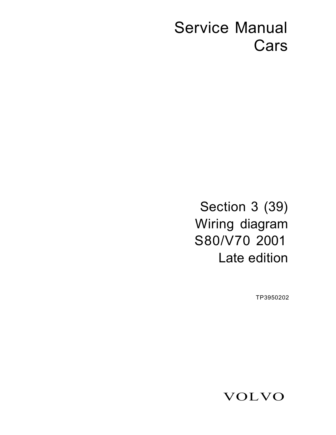 Volvo 2001 S80, 2001 V70 Wiring Diagram | Manualzz Volvo Wiring Diagrams V70 2001 Manualzz