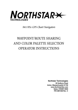 NorthStar 941, 941X, 951, 952, 952X, 957, 958 Operator Instructions Manual