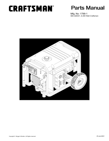 Simplicity 580.326301, 6,300 Watt Craftsman Manual | Manualzz